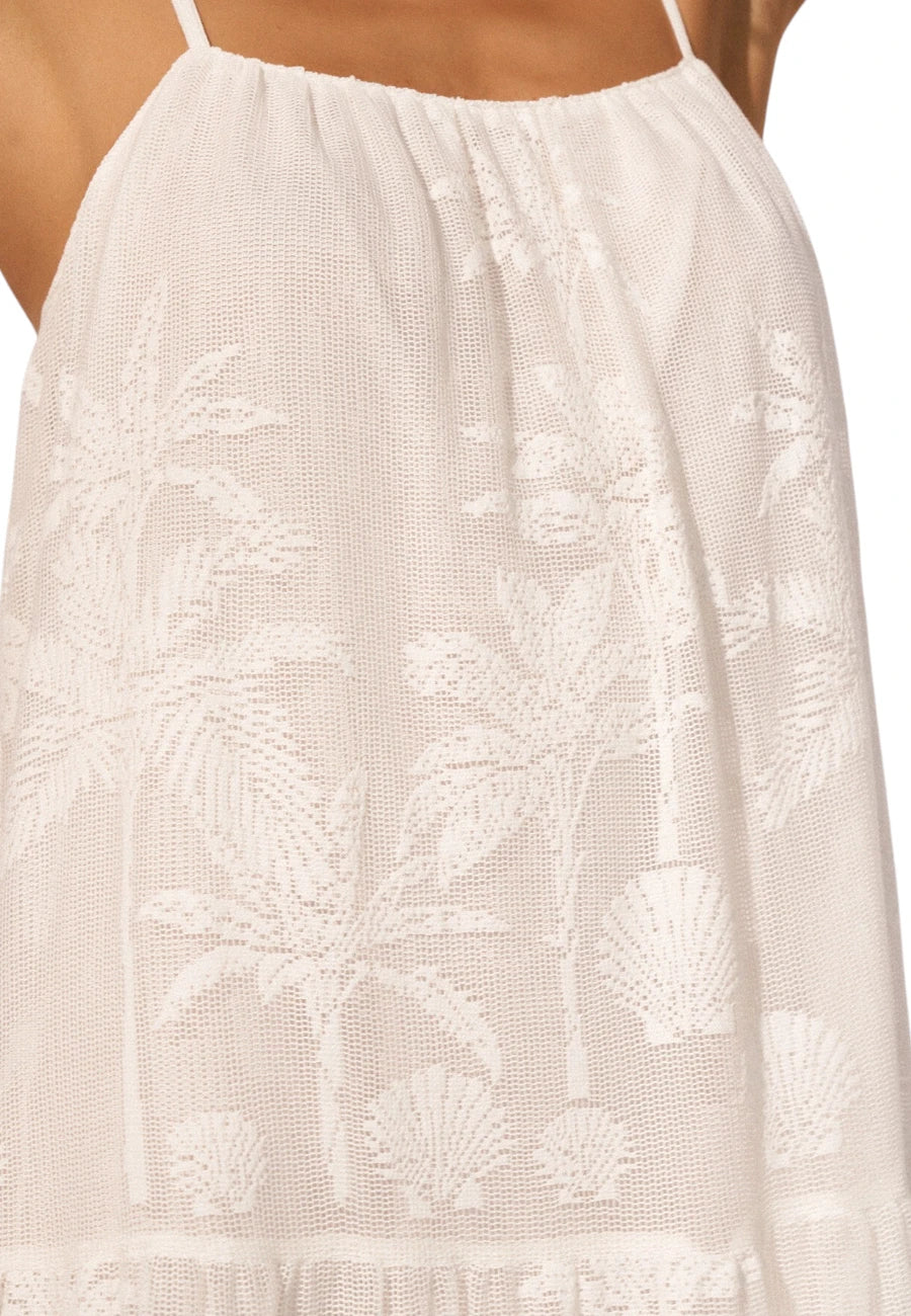 copricostume bianco traspirante watercult leggero 2025 palme puro cotone