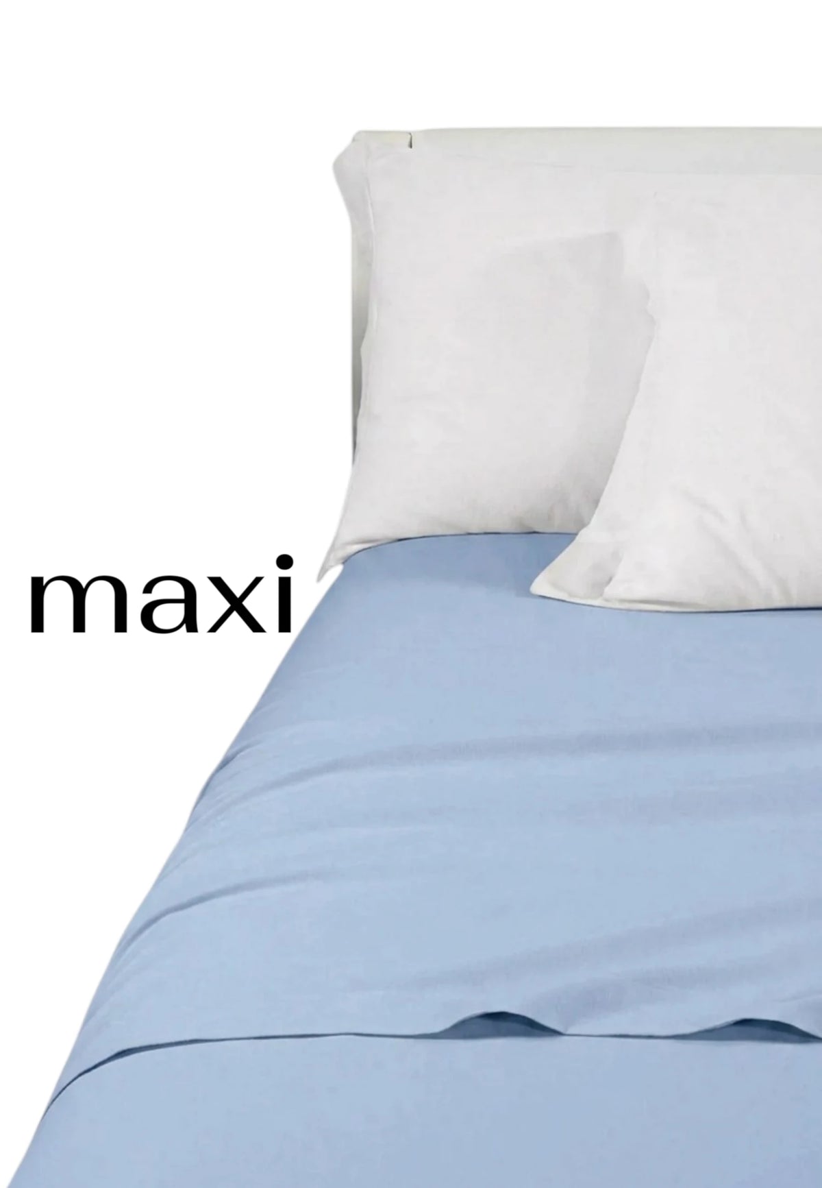 lenzuolo sopra - Happidea - maxi matrimoniale azzurro