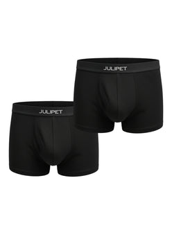 2pack boxer neri julipet filo di scozia
