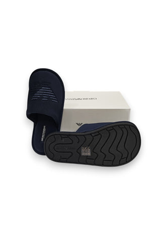 slippers armani blu