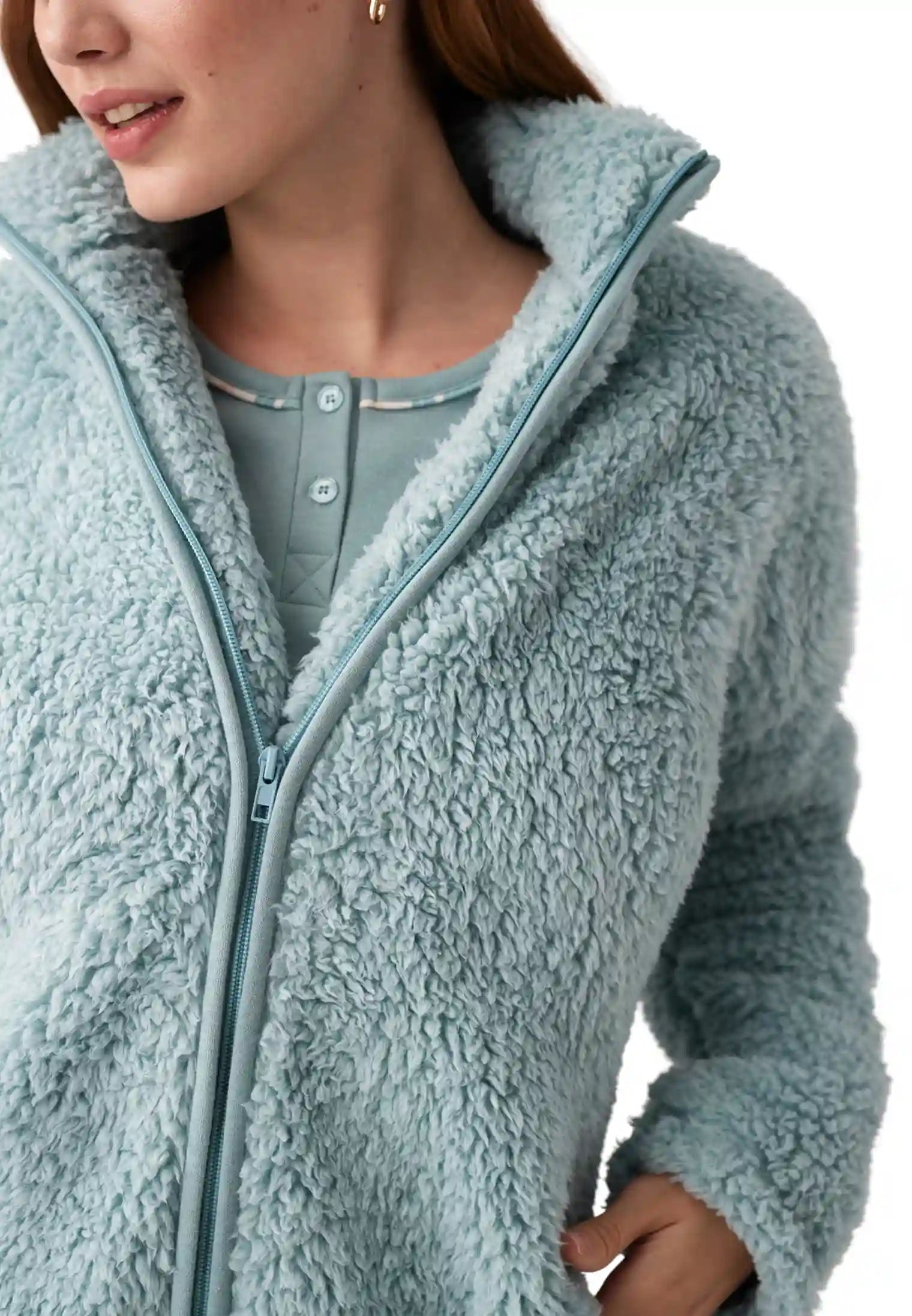 giacca piu pigiama azzurro