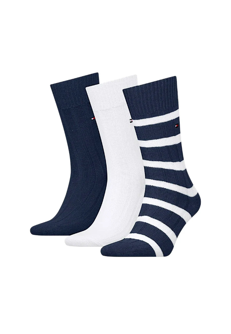 3 calzini spugna tommy hilfiger