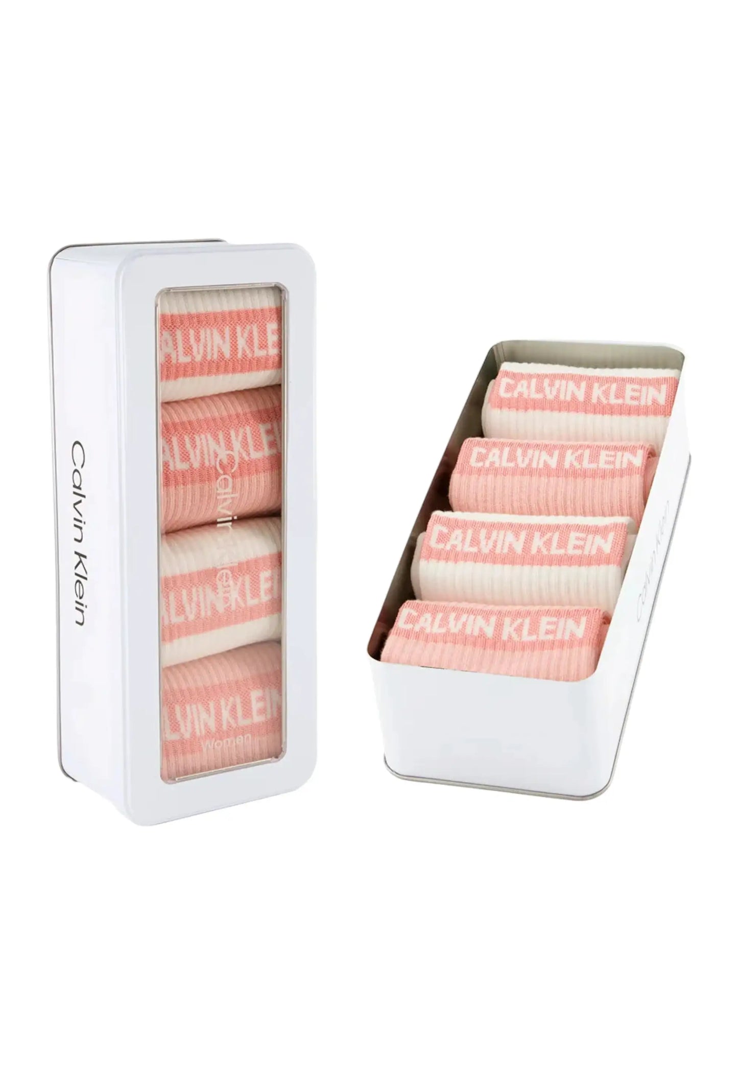 4 calzini CalvinKlein rosa