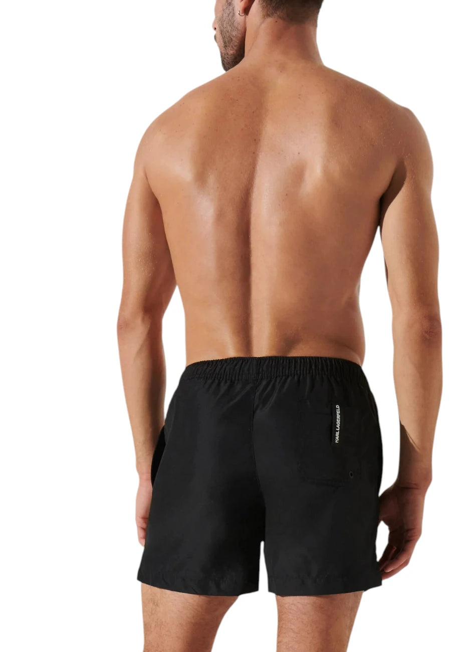 pantaloncino mare karl lagerfeld nero