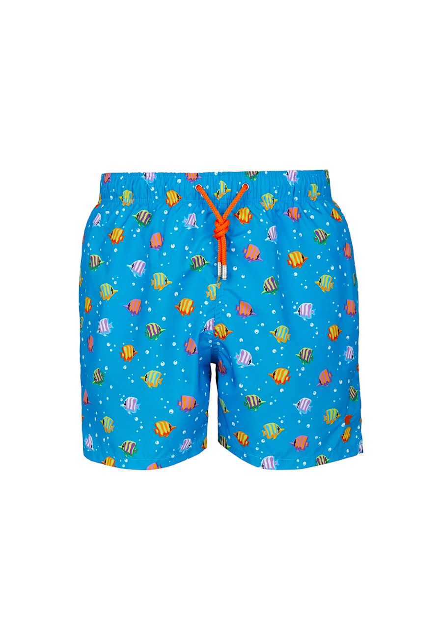 Gallo costume stampa pesci