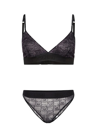 set - Moschino - teddy lurex mesh