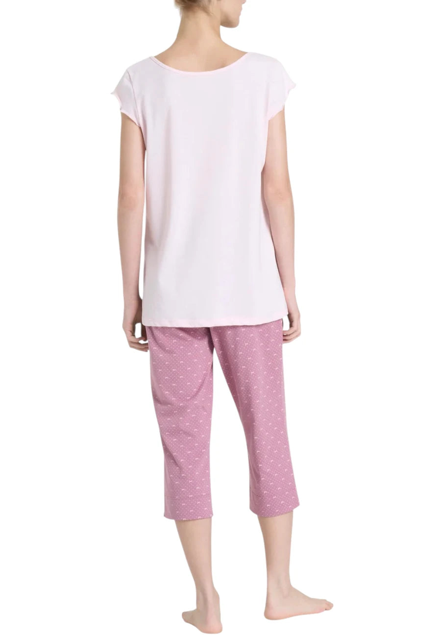 pigiama cotone mezza manica pinocchietto