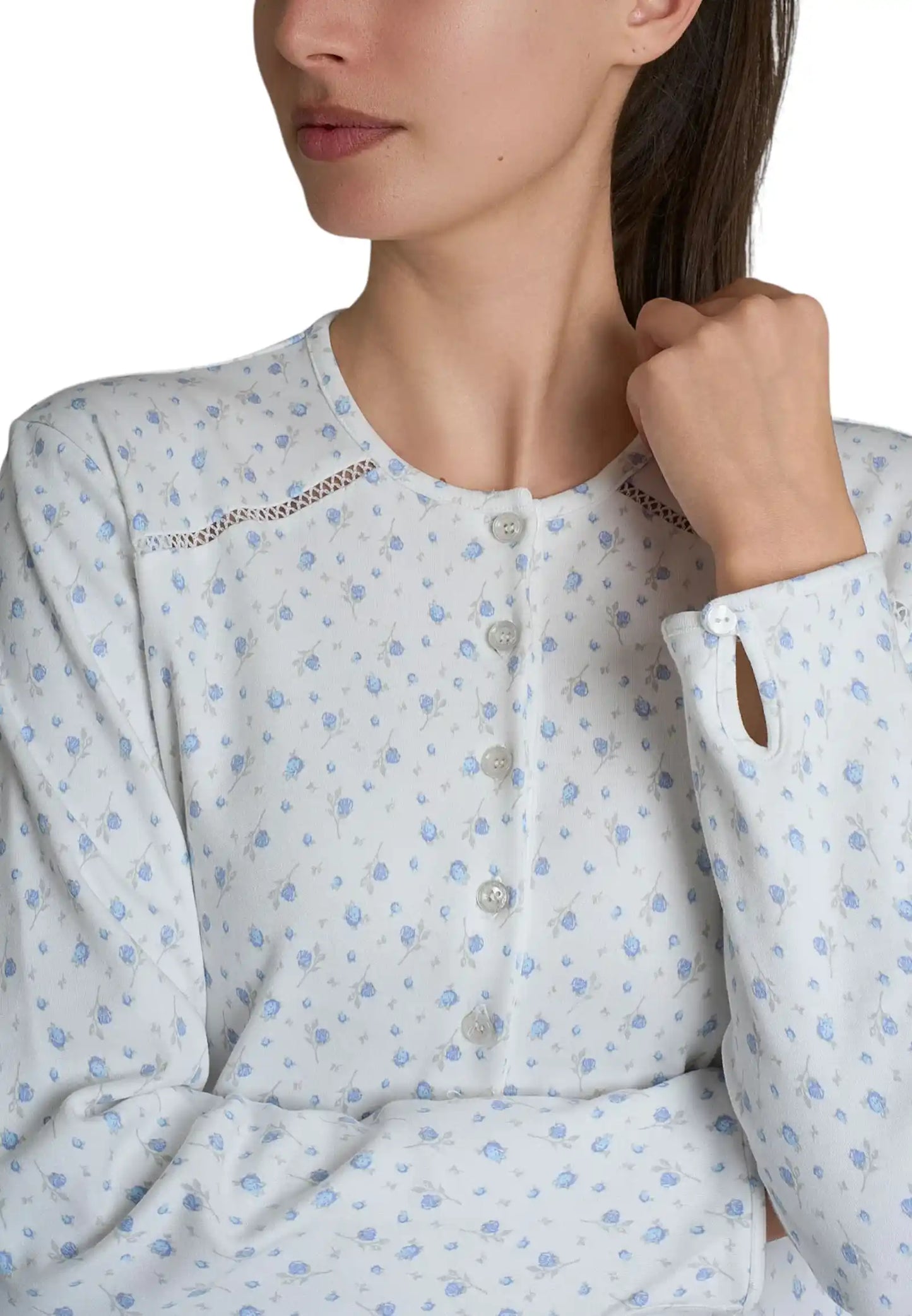 ragno camicia da notte caldo cotone