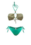 Pin Up stars bikini lamè spighetta
