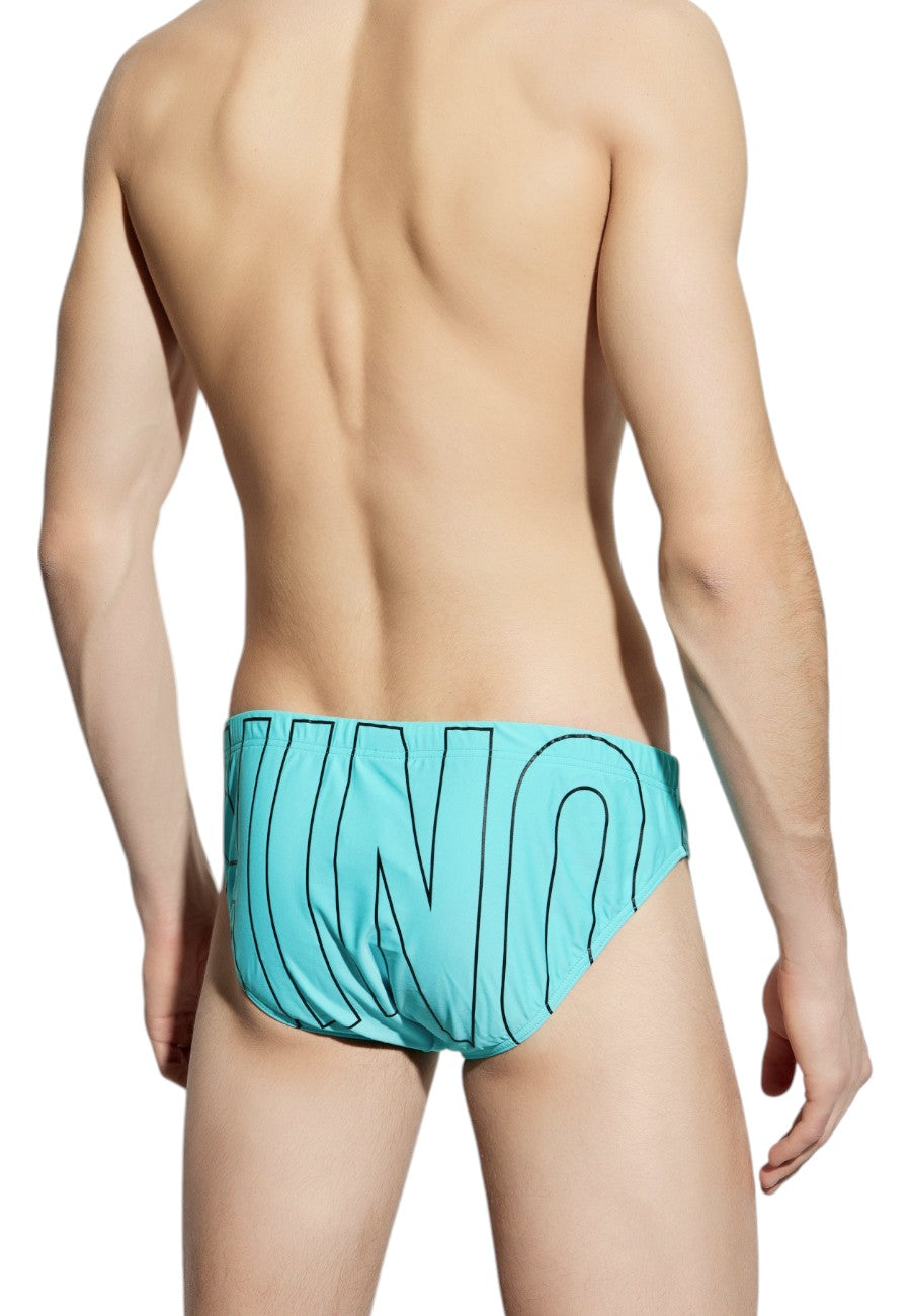 costume moschino azzurro