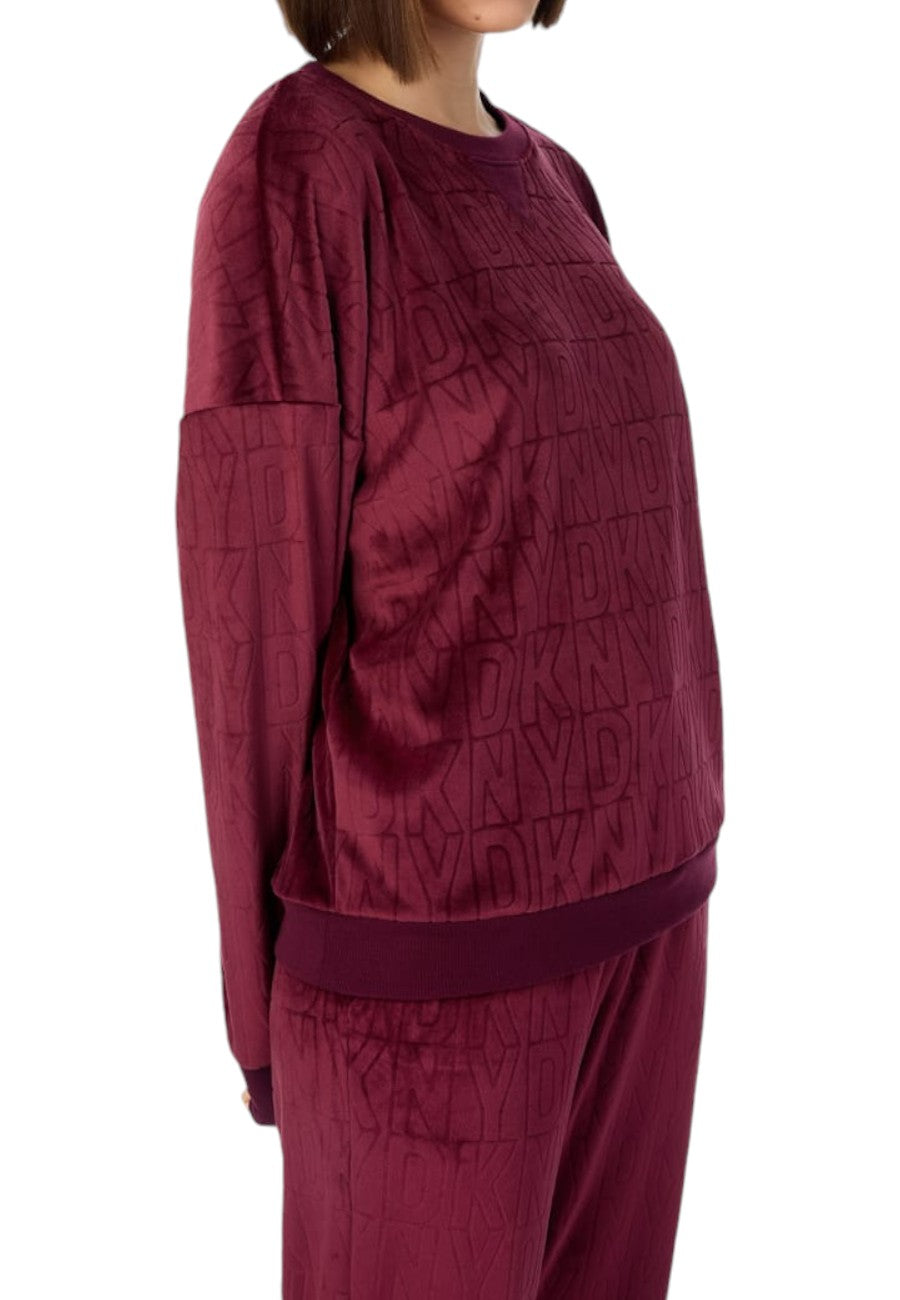 DKNY pigiama donna girocollo