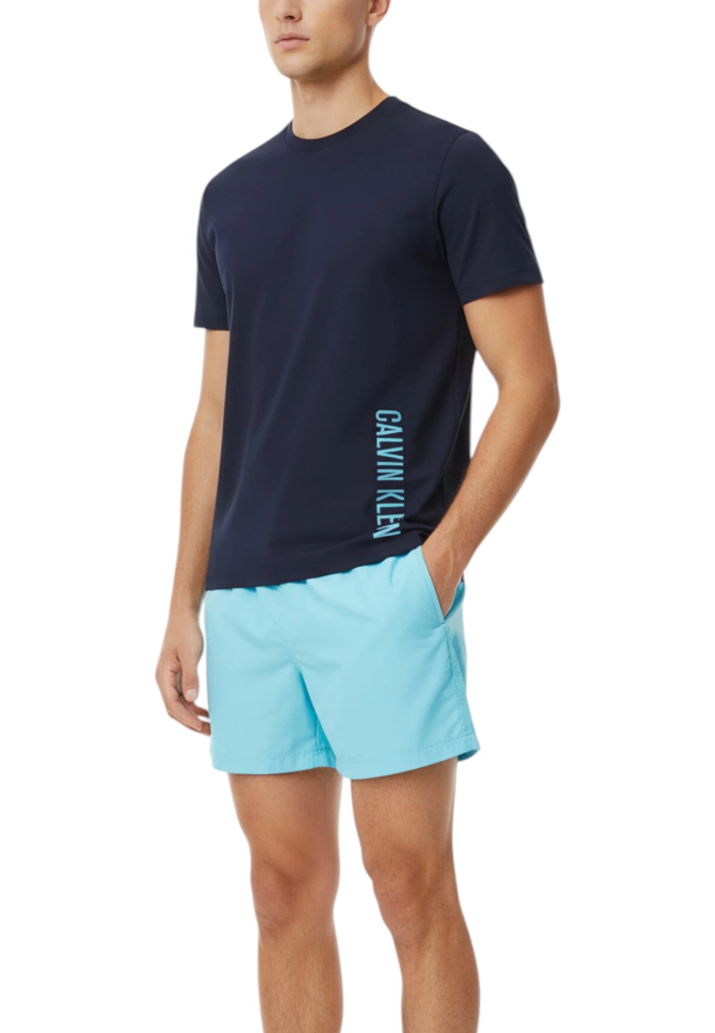 LV00NM3019 t shirt calvin klein blu