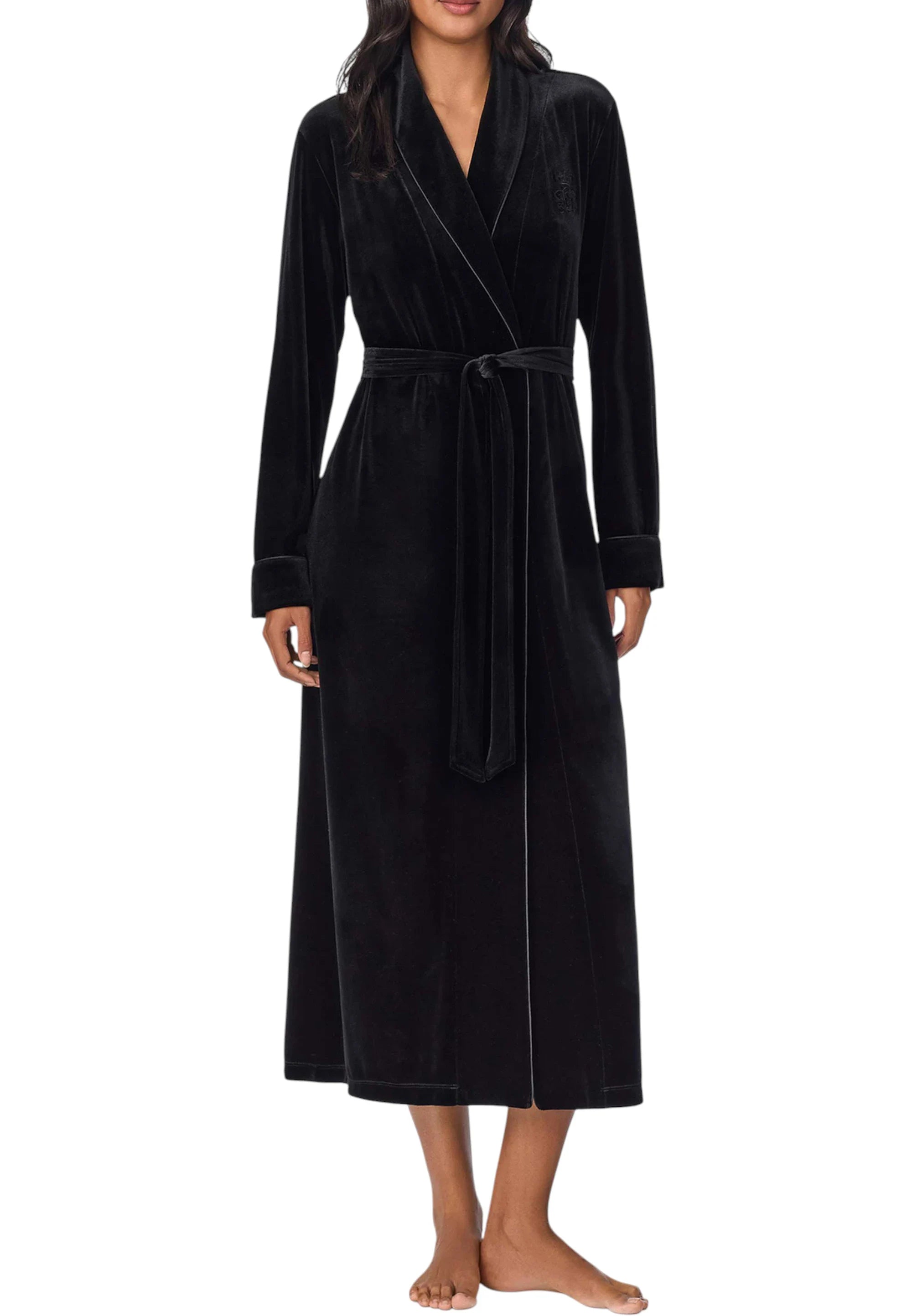 vestaglia velluto nero