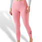Leggings via delle perle rosa saldi