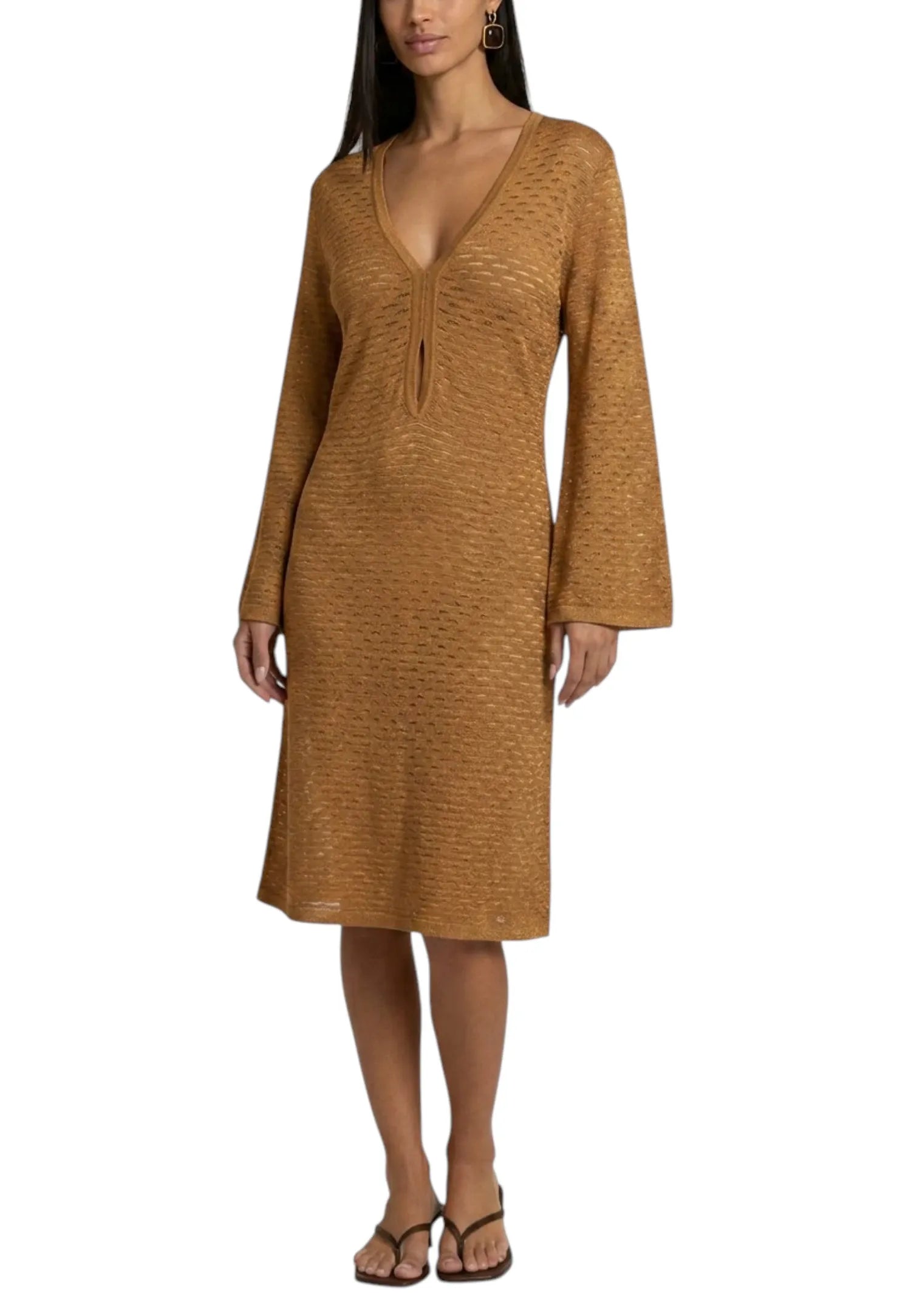 MARYAN MEHLHORN  tunic gold