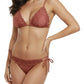 Miss bikini luxe tombolo V6084S Triangolo e brasiliana terracotta