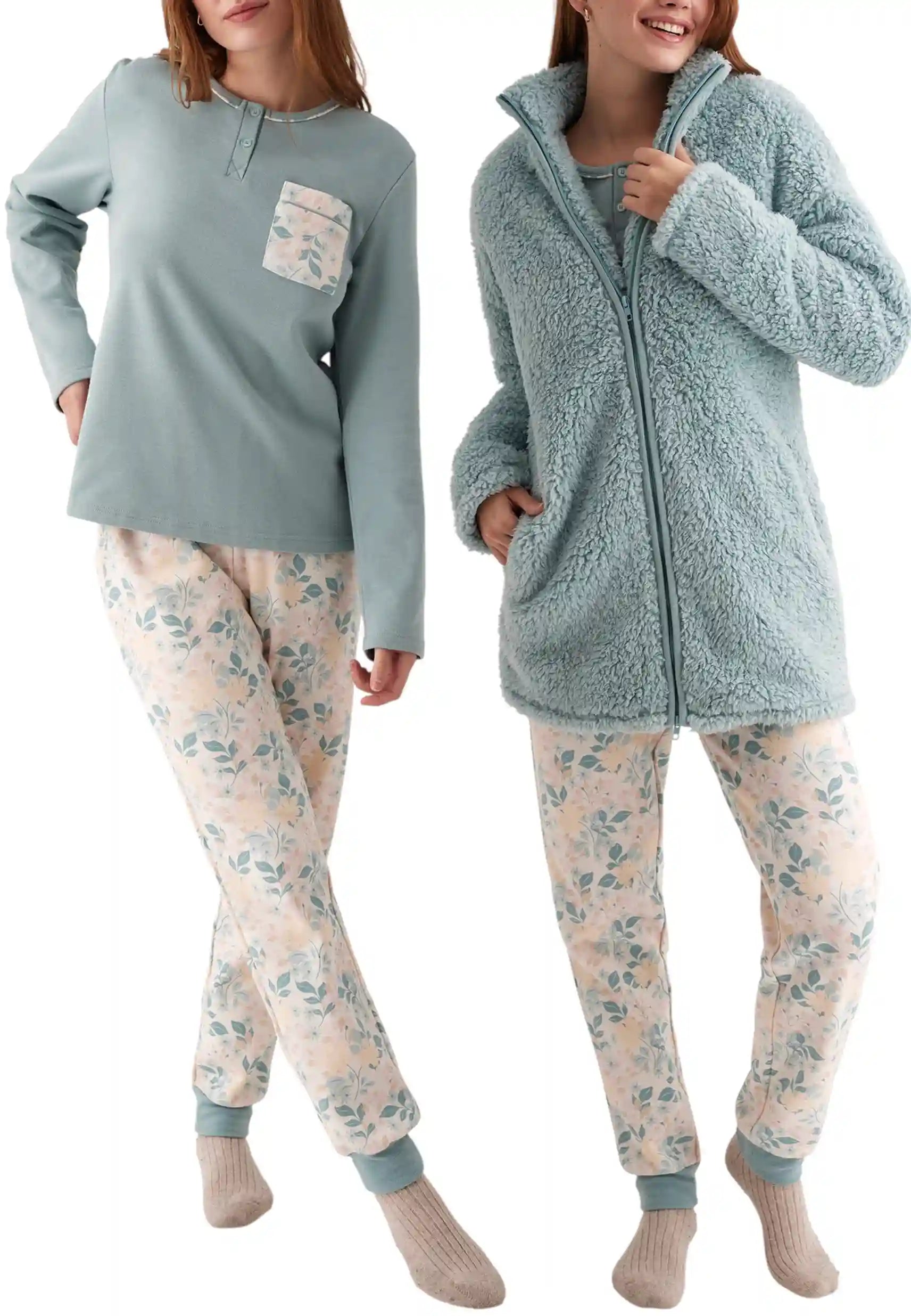 compòeto pigiama azzurro