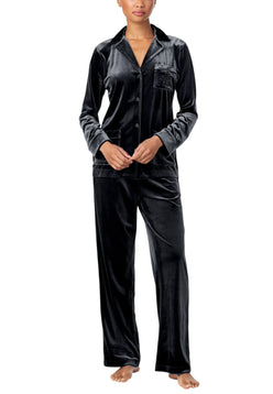 Pigiama velluto nero