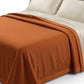 Somma coperta di lana arancione
