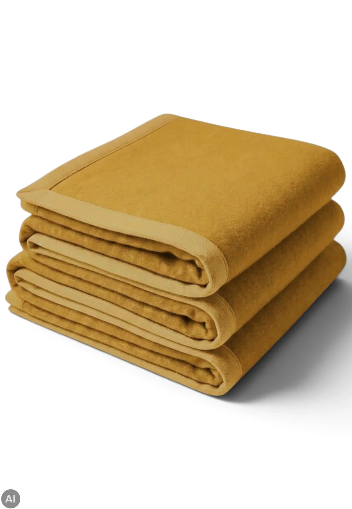 Somma coperta di lana gialla saldi