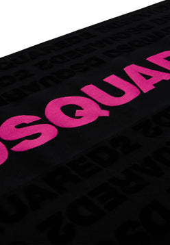 Telo dsquared fucsia e nero