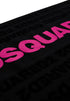 Telo dsquared fucsia e nero