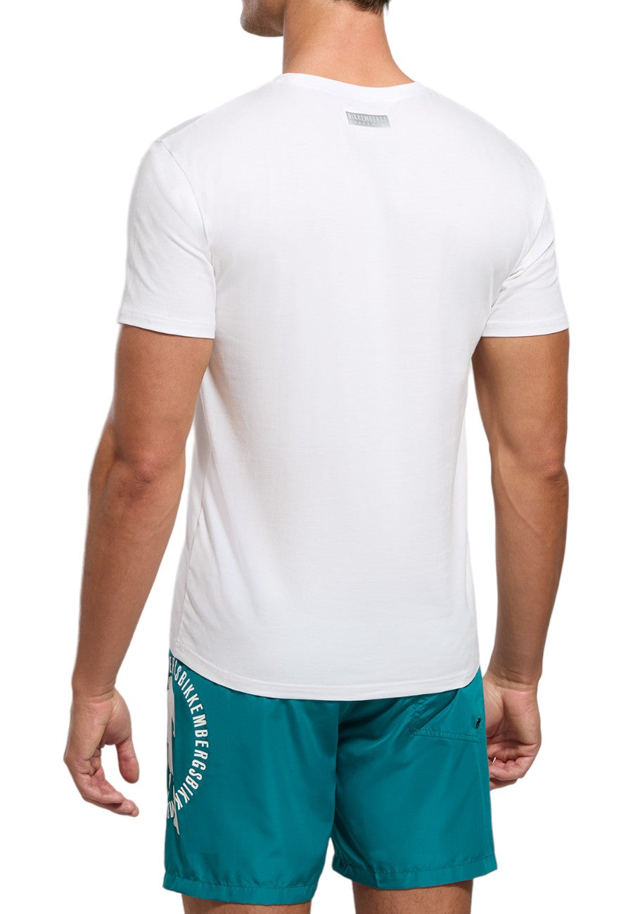 bikkembergs bianca shirt