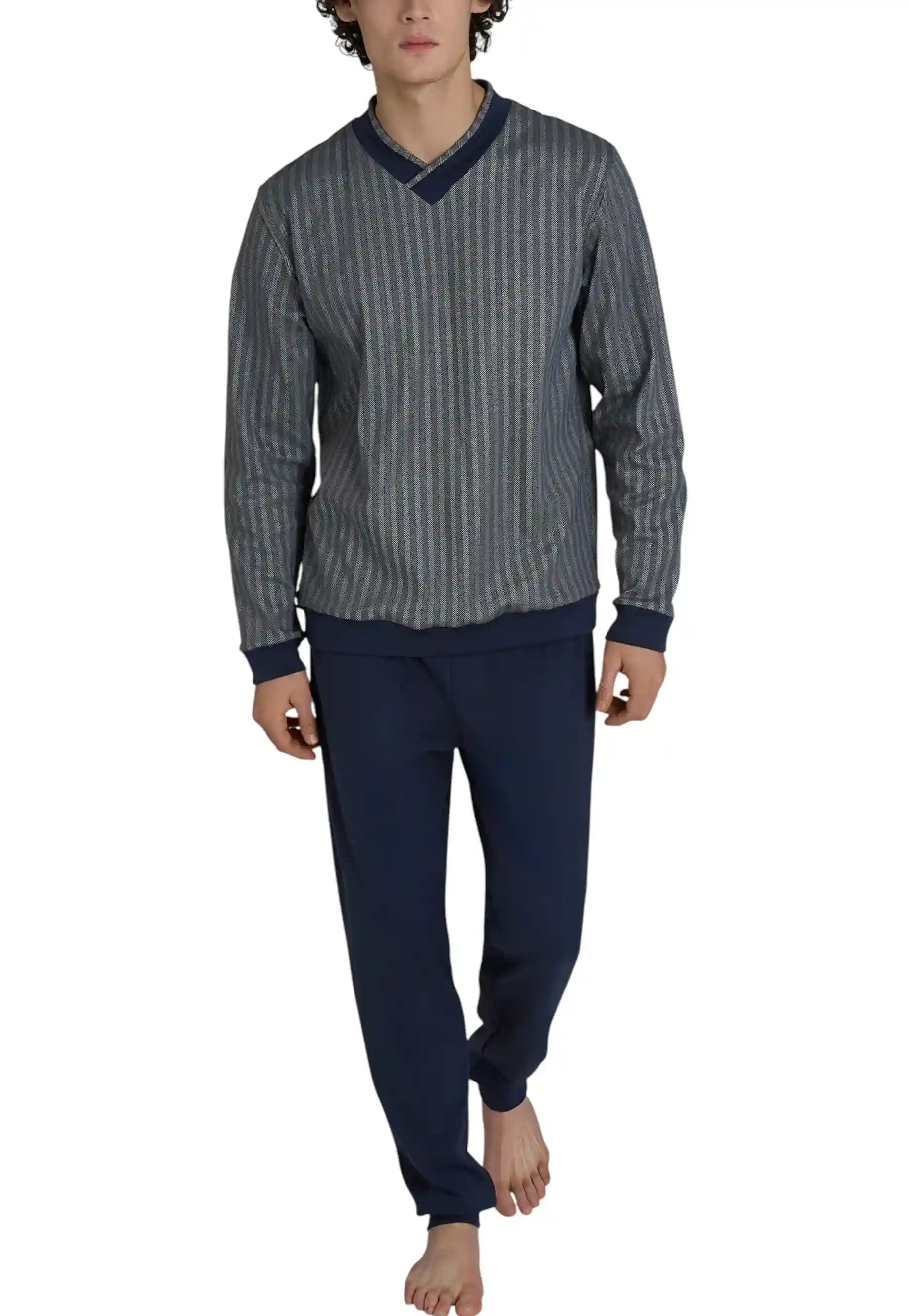 U961N2 Ragno pigiama scollo a V