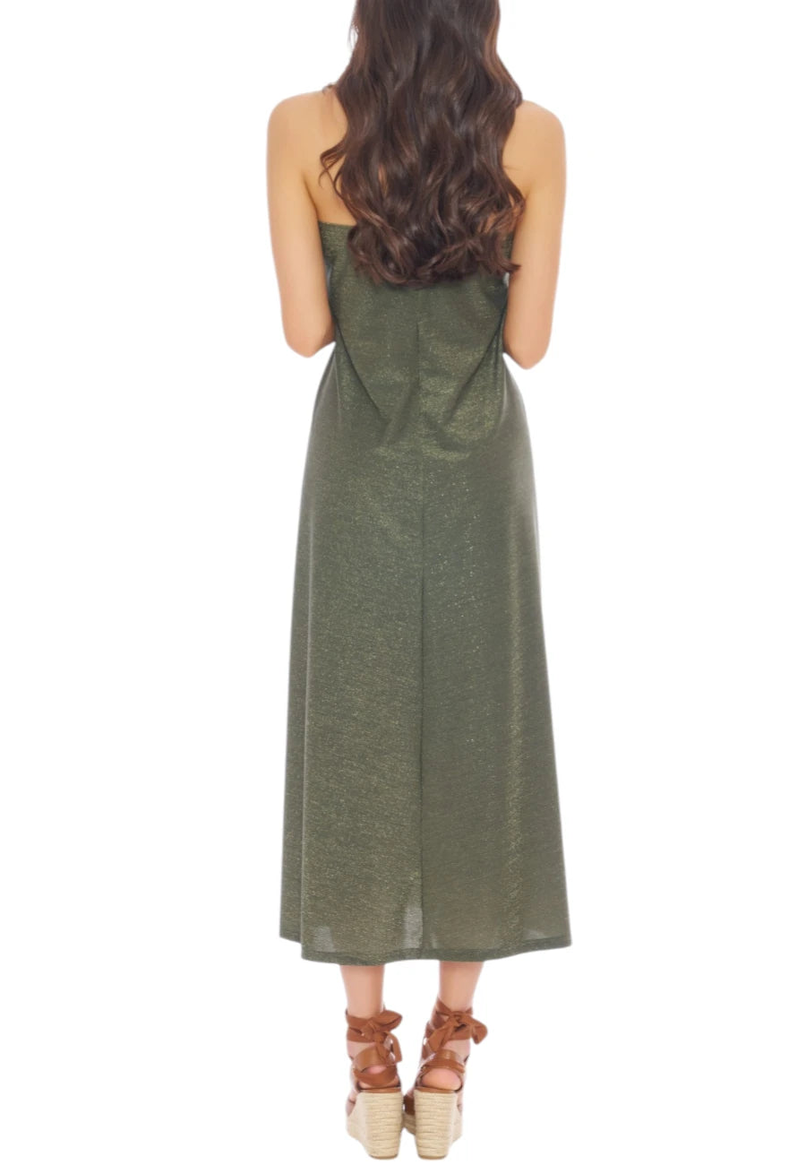 nuova collezione miss bikini 2025 abito copricostume glitter verde