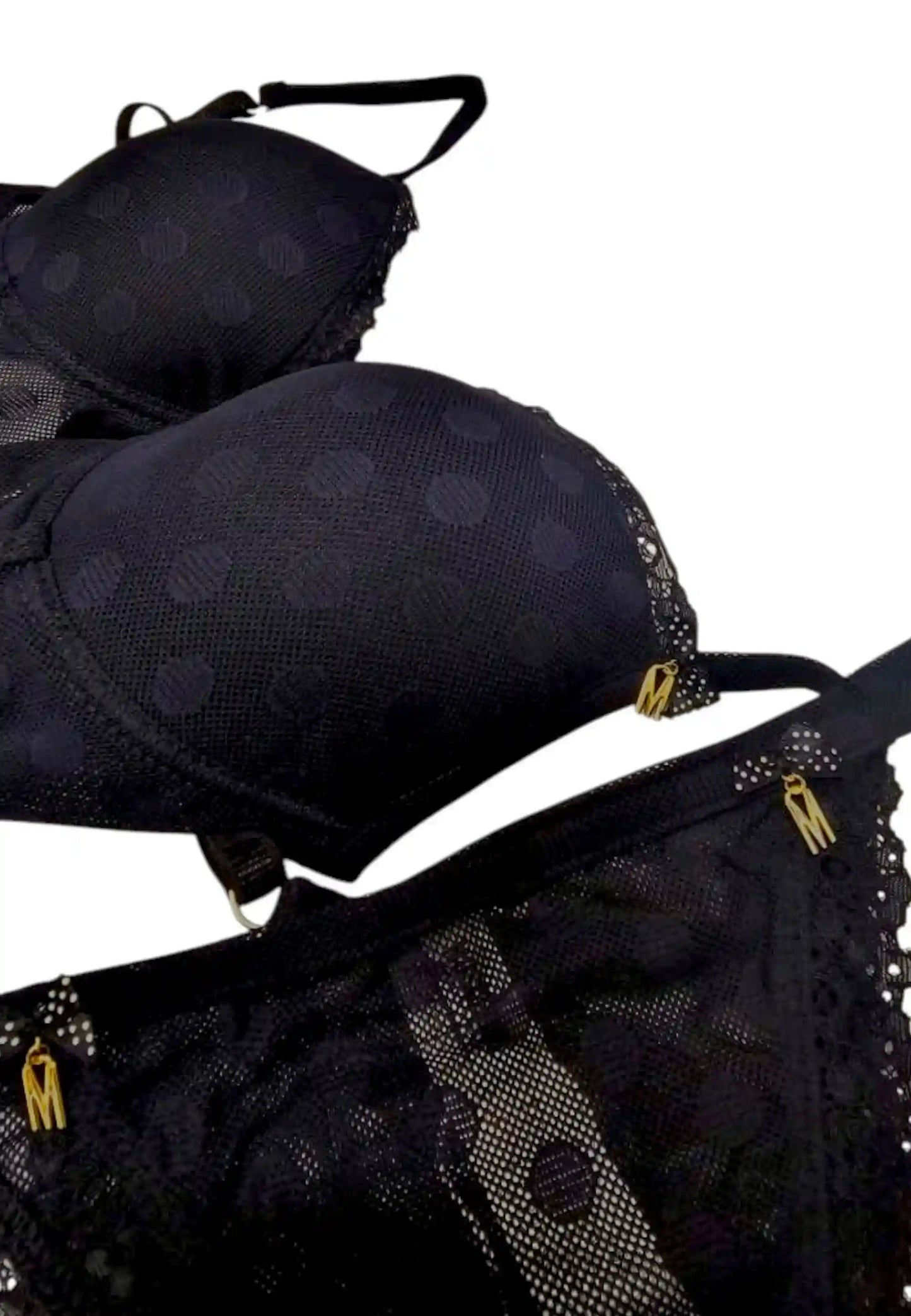 set - Moschino - jacquard allover lace