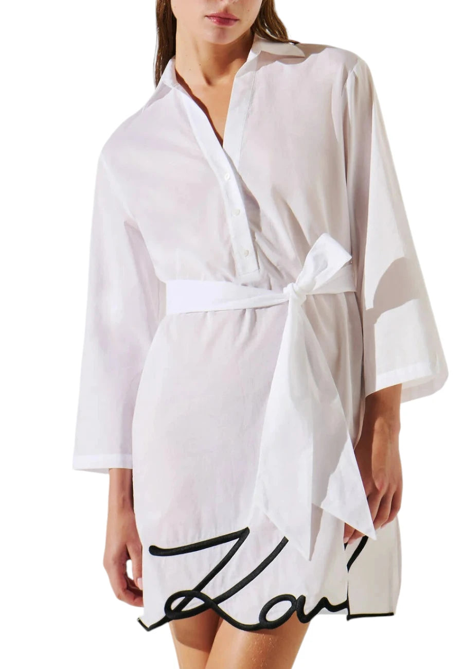 camicia copricostume leggero nuova collezione 2025 karl lagerfeld 