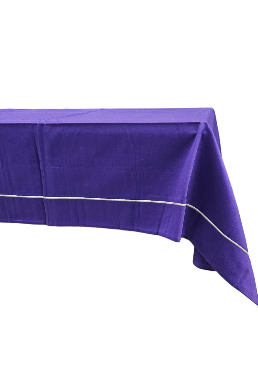 antiche telerie tovaglia quadrata viola