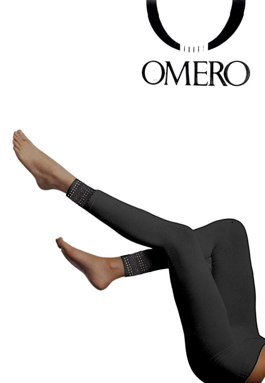 Leggings - OMERO - masai nero