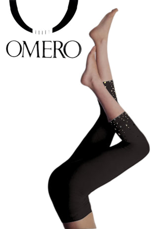 Leggings - OMERO - schwarzes Berberè