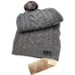 VDP cappello donna grigio