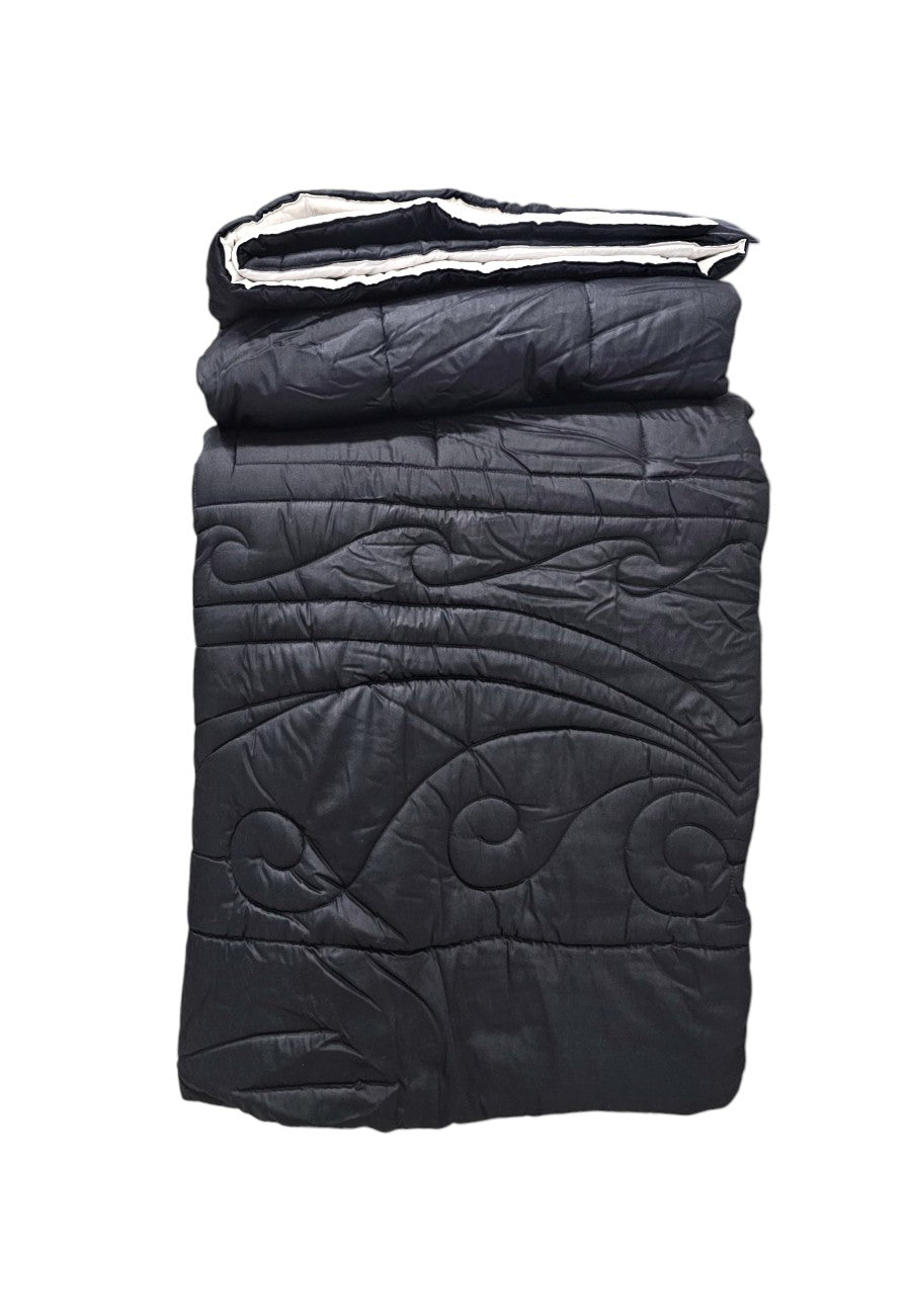 trapunta - DOMUS - raso black