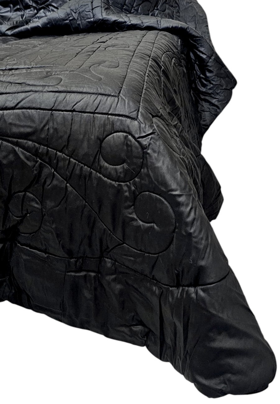 trapunta - DOMUS - raso black