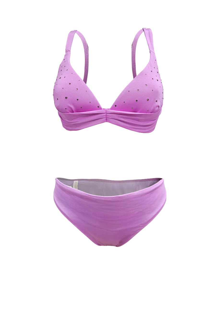 Azuleja bikini triangolo con strass