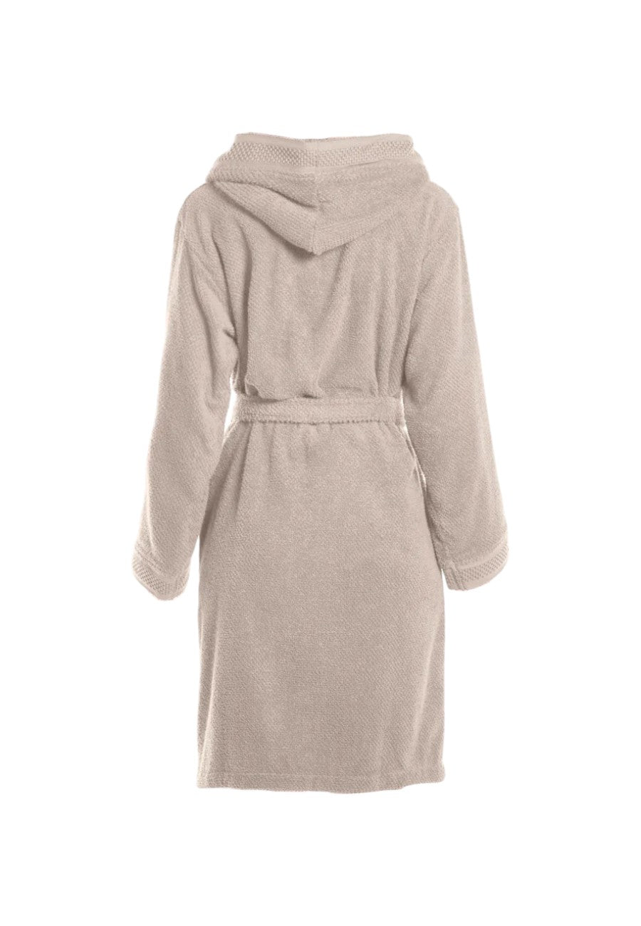 Bathrobe - Caleffi - gim cream