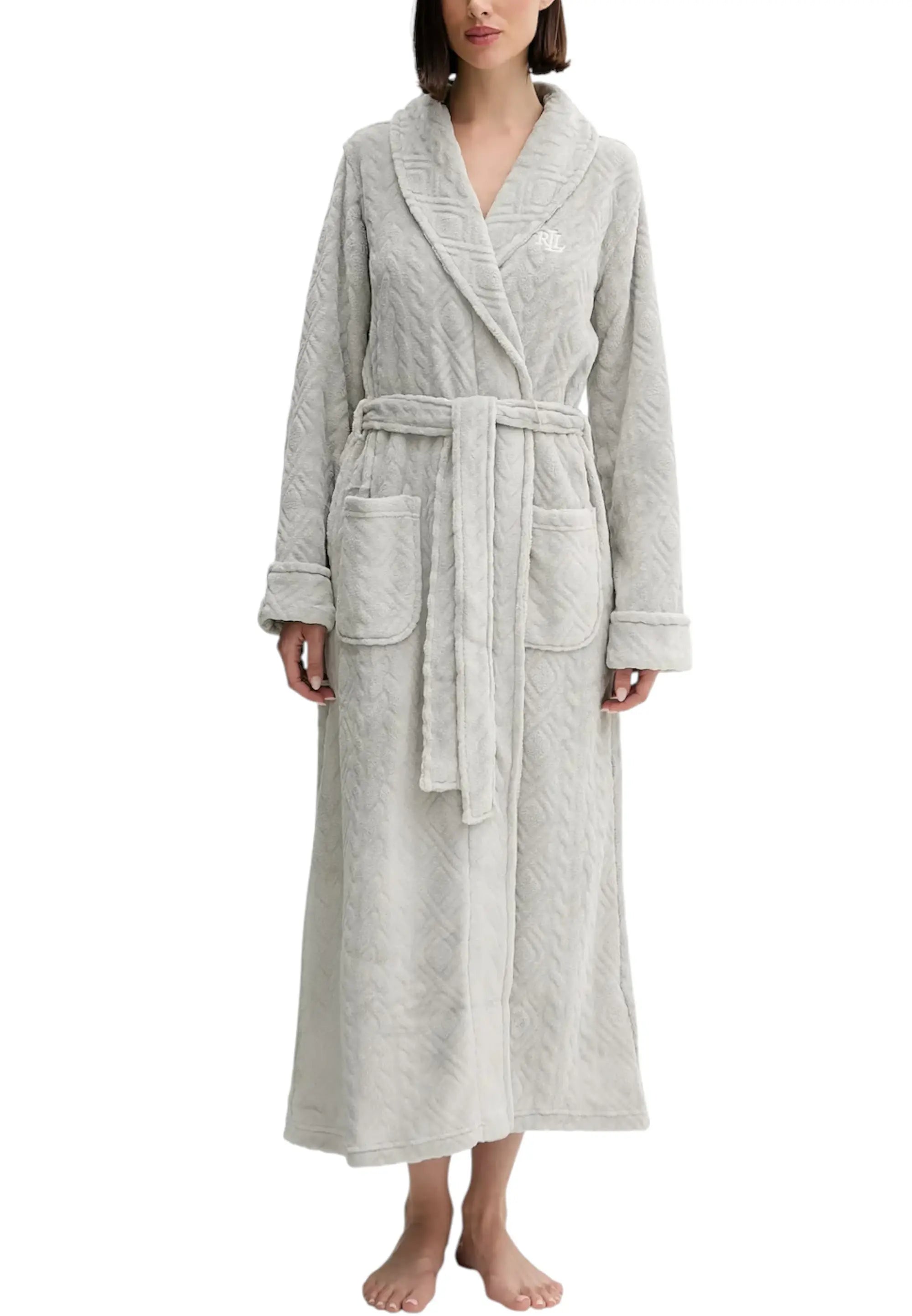 Vestaglia Ralph Lauren grigio perla