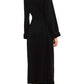 vestaglia velluto nero elegante