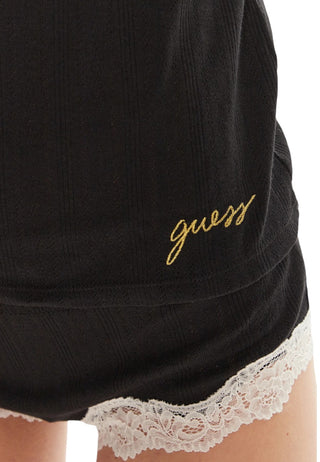 top & culotte - Guess - white laces