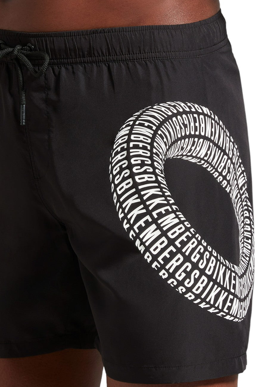 pantaloncino nero bikkembergs