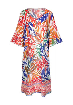 abito charmline palm poetry caftano