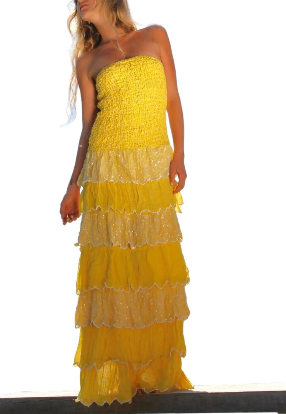 abito giallo miss bikini 