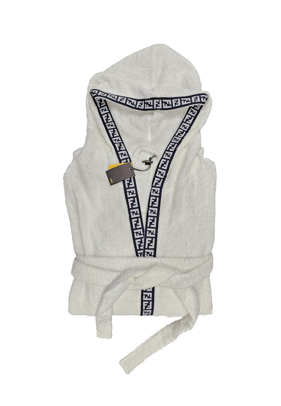 accappatoio fendi bianco