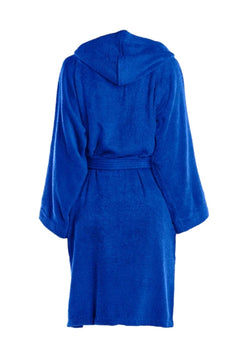 accappatoio cotone blu