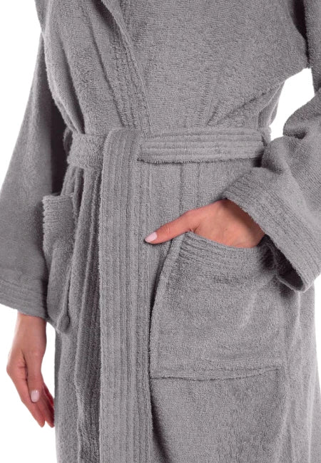 accappatoio grigio 