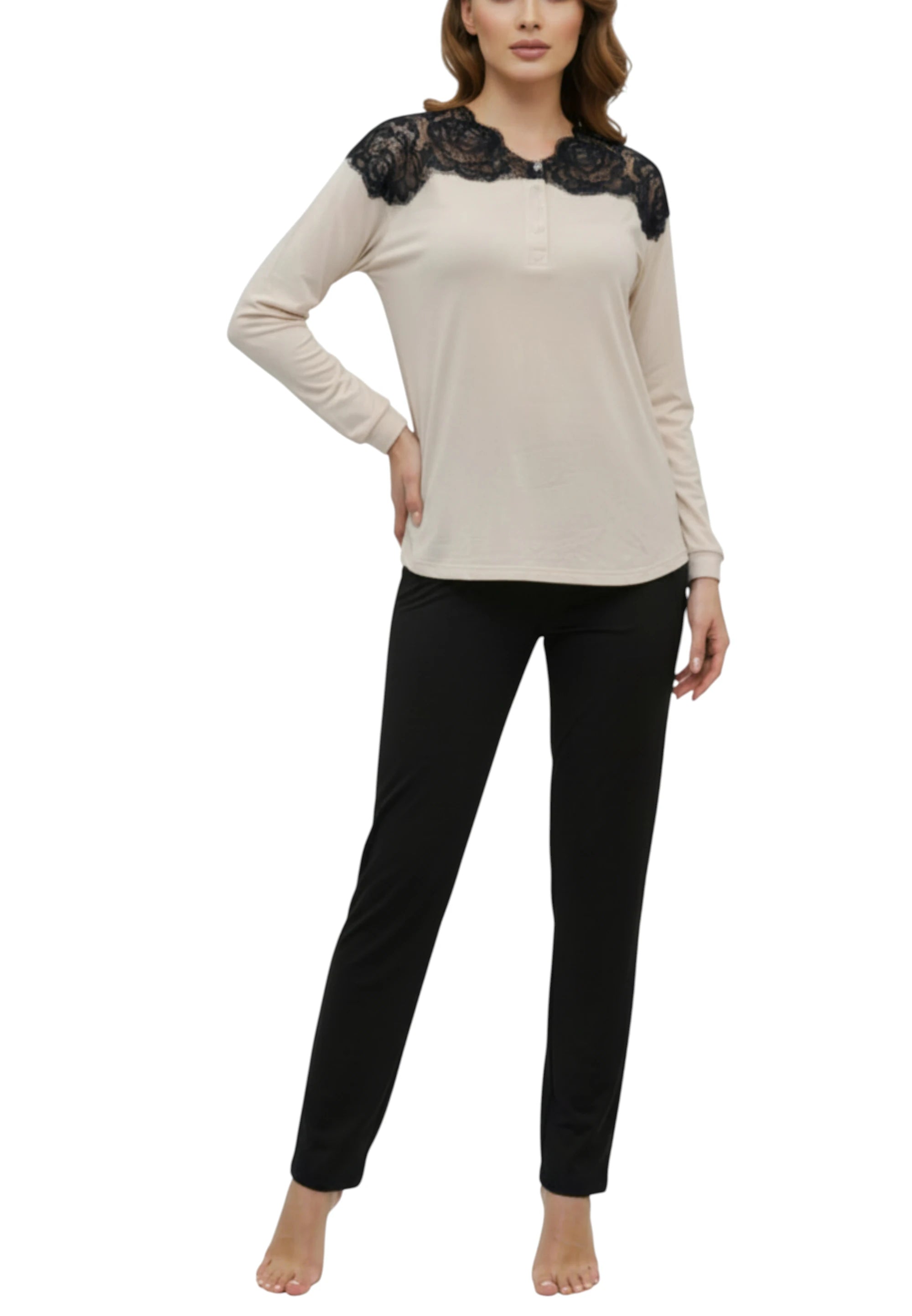 andra  lingerie pigiama pizzo