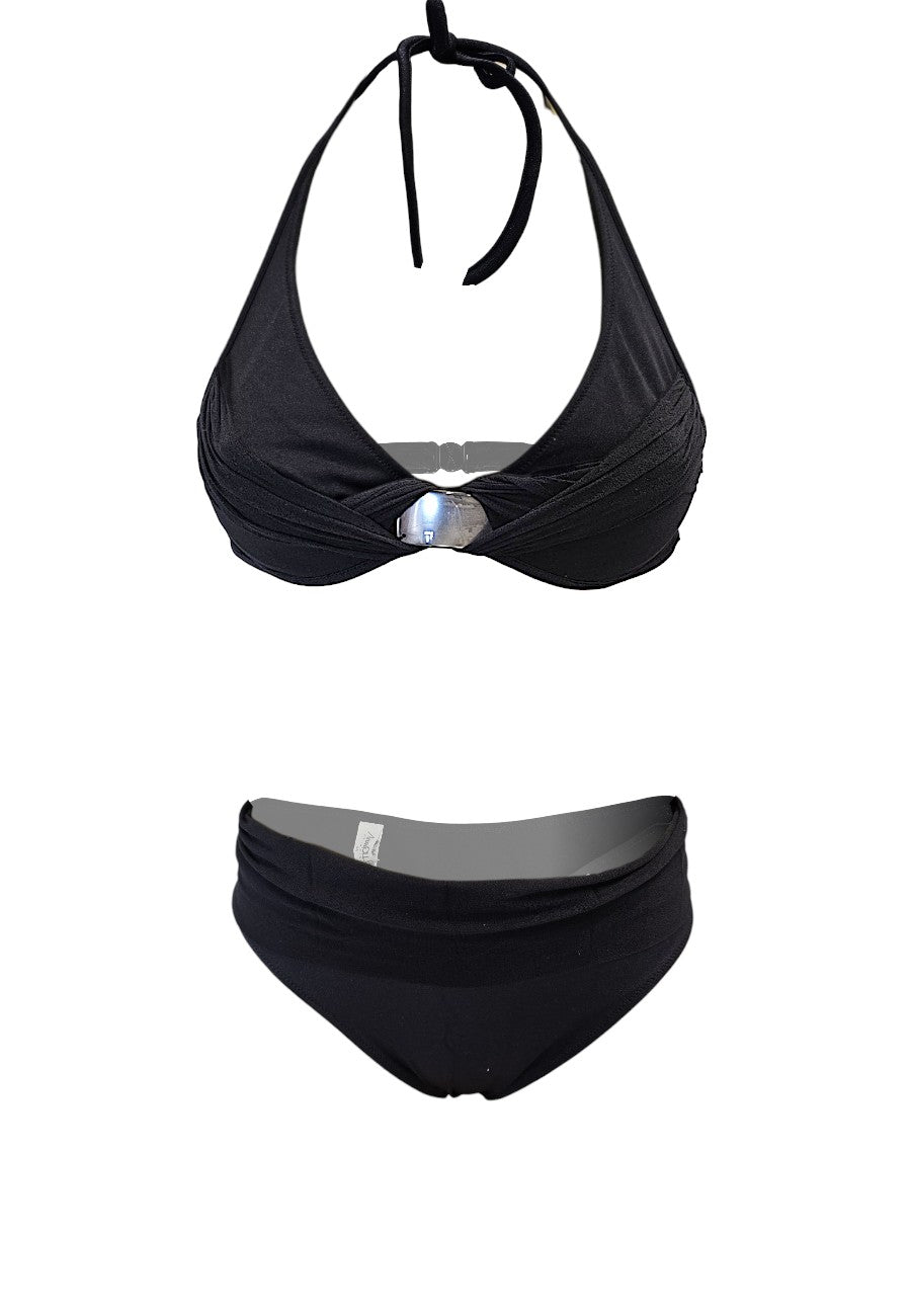 annaclub by la perla bikini nero ferretto